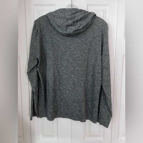 Banana republic, medium size lightweight gray hoodie - Picture 2 of 4
